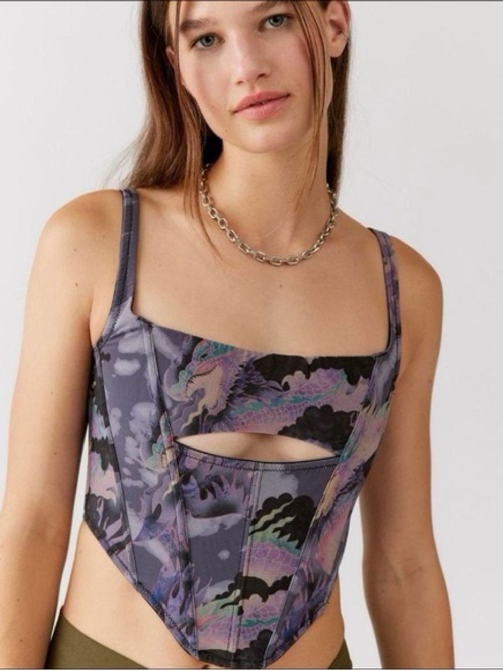 Urban Outfitters Lace-Up Corset Top